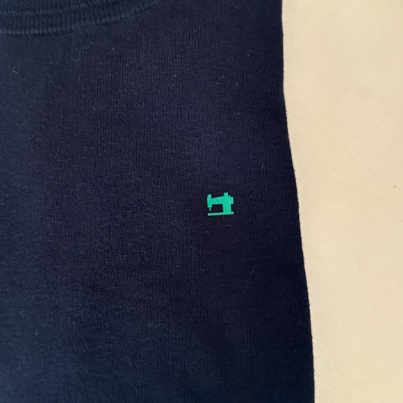 SCOTCH & SODA Classic Wool Cotton Blend Crewneck Sweater Blue Lightweight Size M - Picture 10 of 14